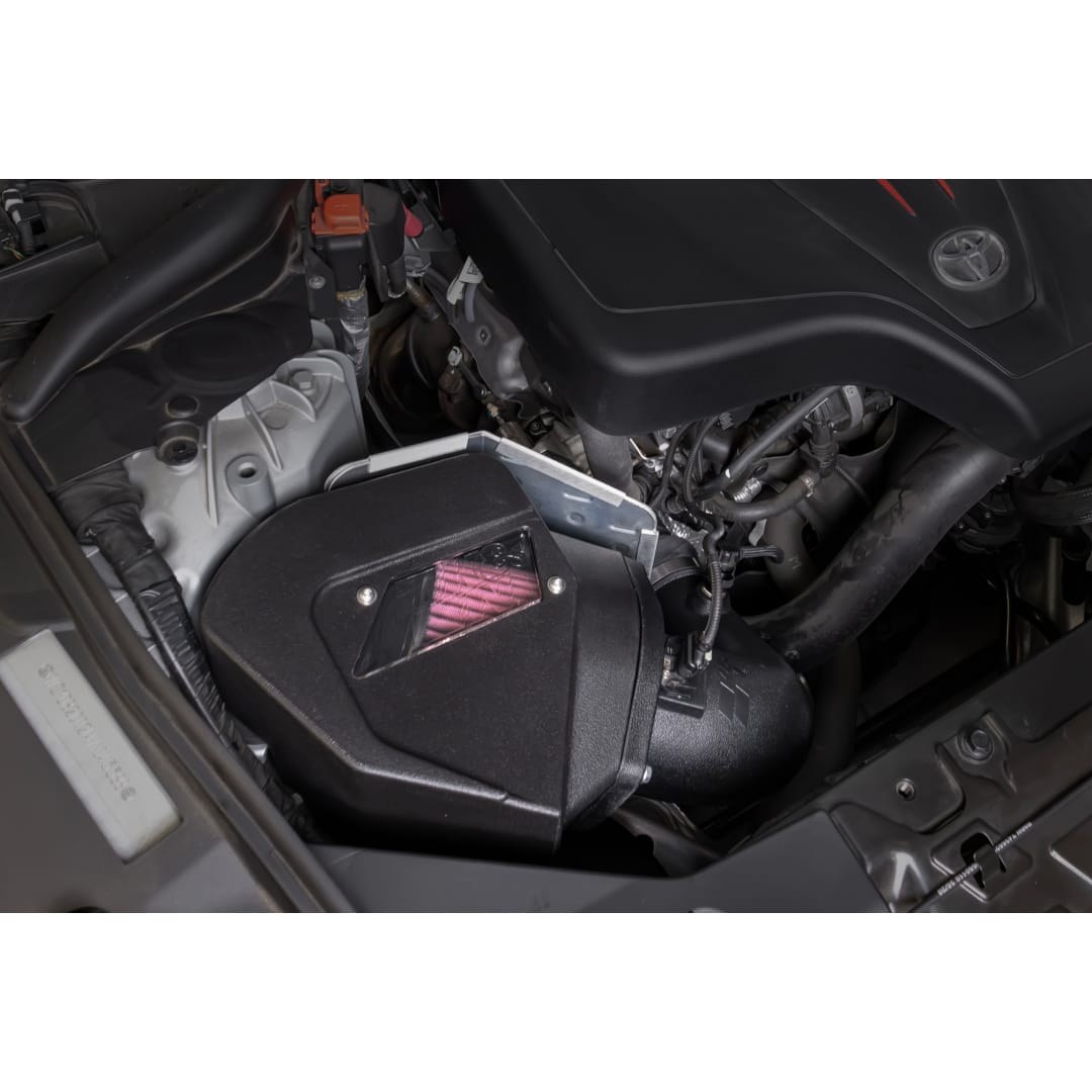 K&N Filters Cold Air Intake, 63 Series Aircharger ®, Black Polyethylene Tube, Red Filter, With Air Box – 63-9045