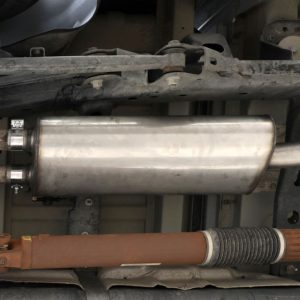 K&N Filters Exhaust System Kit, Exhaust System Kit Cat Back System, Bolt-On, Stainless Steel, With Muffler – 67-1561