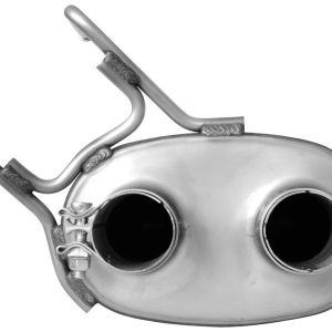 K&N Filters Exhaust System Kit, Exhaust System Kit Cat Back System, Bolt-On, Stainless Steel, With Muffler – 67-1561