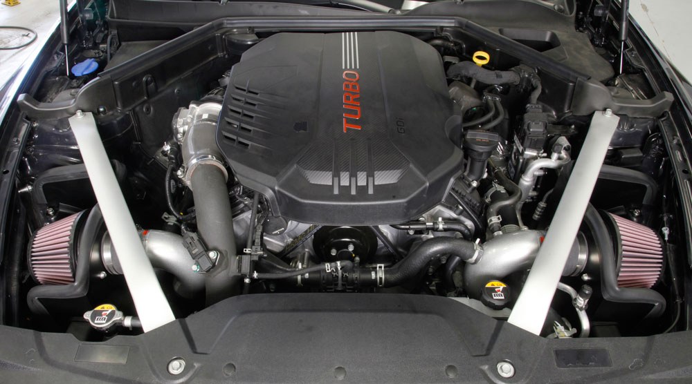 K&N Filters Cold Air Intake, 69 Series Typhoon ™, Silver Aluminum Tube, Red Filter, With Heat Shield – 69-5318TS