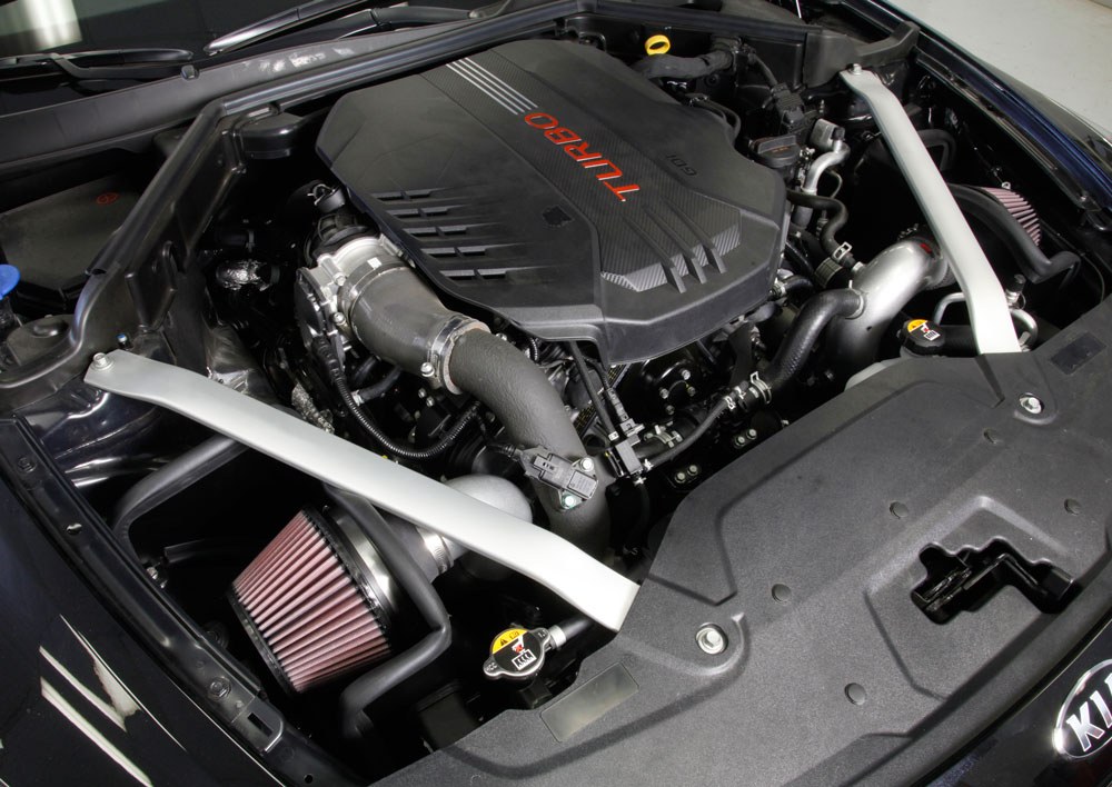 K&N Filters Cold Air Intake, 69 Series Typhoon ™, Silver Aluminum Tube, Red Filter, With Heat Shield – 69-5318TS