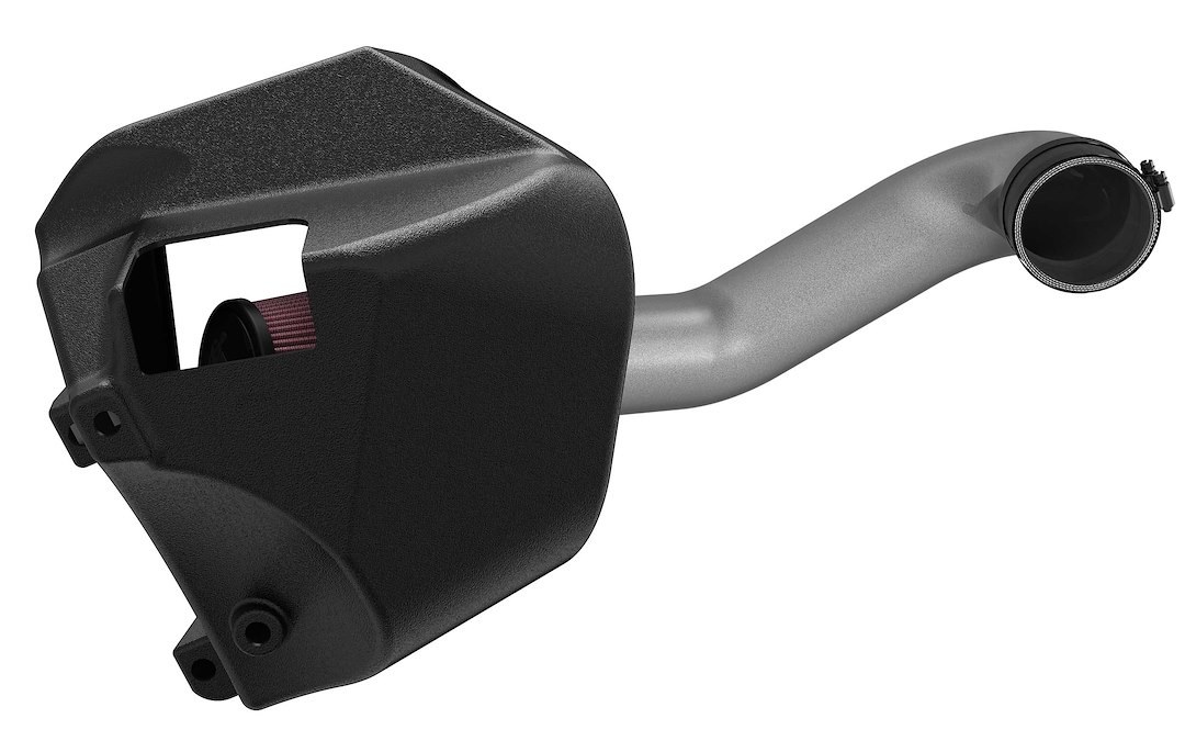K&N Filters Cold Air Intake, Nextgen, Silver Aluminum Tube, Red Filter, With Heat Shield – 70-1578