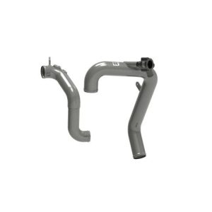 K&N Filters Turbocharger Intercooler Pipe, Hot and Cold Sides, Gunmetal Gray Aluminum Tube – 77-1005KC