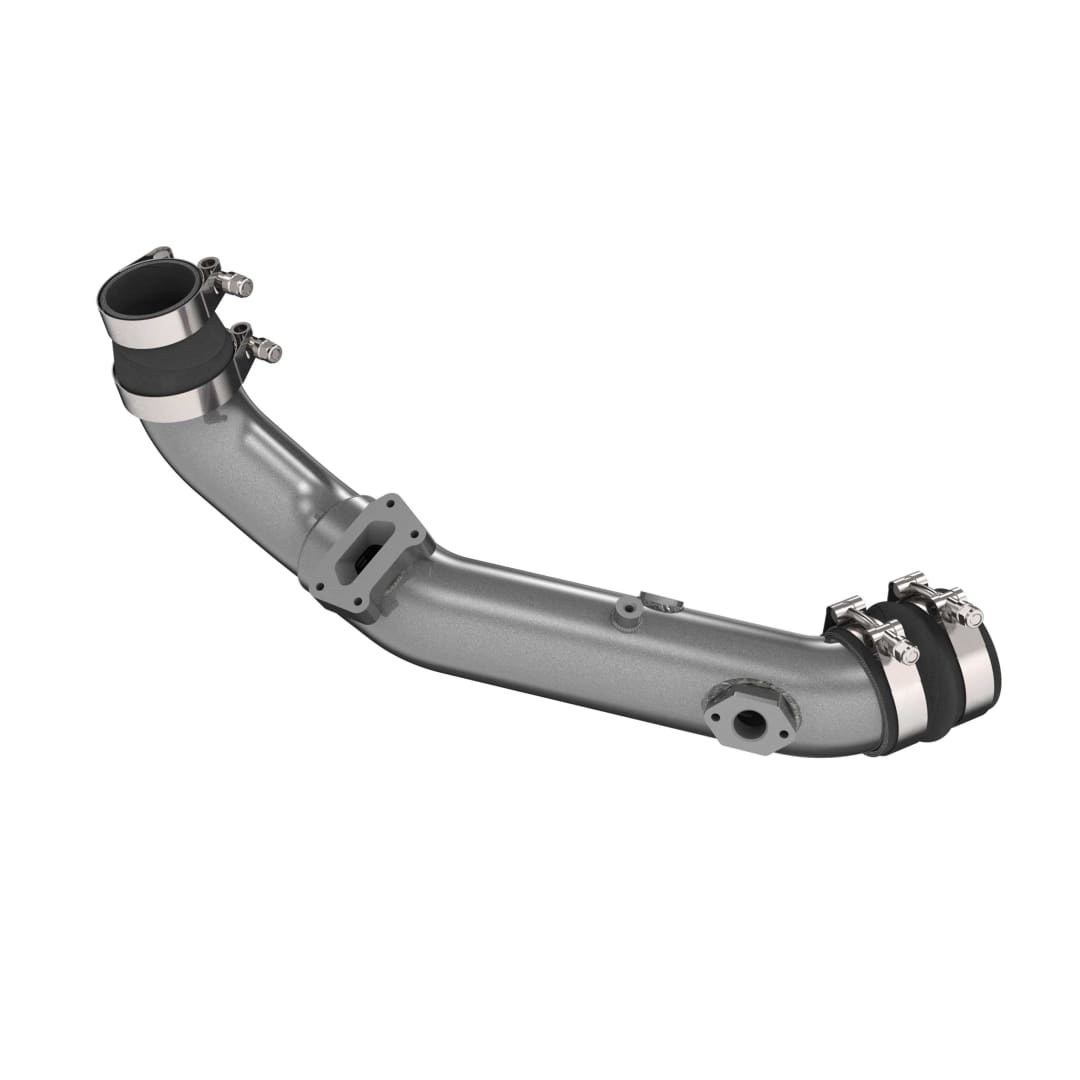 K&N Filters Turbocharger Intercooler Pipe, Cold Side, Gunmetal Gray Aluminum Tube – 77-1019KC