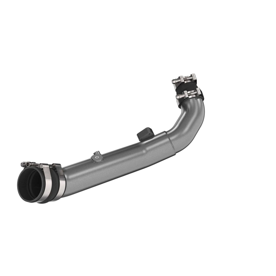 K&N Filters Turbocharger Intercooler Pipe, Cold Side, Gunmetal Gray Aluminum Tube – 77-1019KC