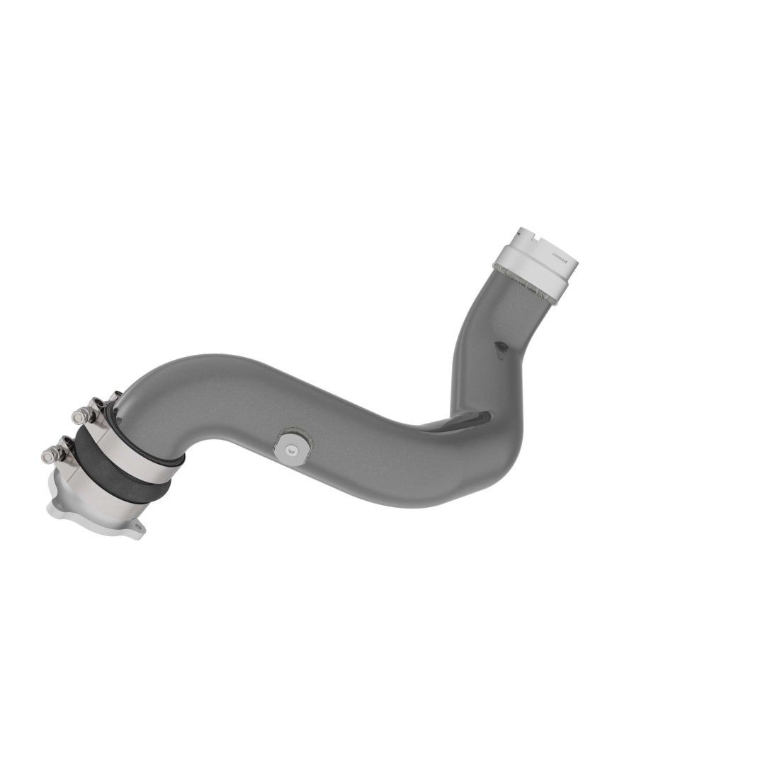K&N Filters Turbocharger Intercooler Pipe, 77 Series ™, Gunmetal Gray, Aluminum – 77-1021KC