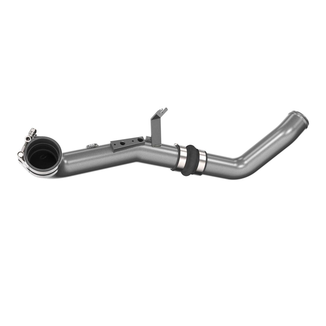 K&N Filters Turbocharger Intercooler Pipe, Cold Side, Gunmetal Gray Aluminum Tube – 77-1022KC