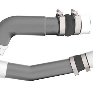 K&N Filters Turbocharger Intercooler Pipe, 77 Series ™, Hot and Cold Side, Gunmetal Gray Aluminum Tube – 77-1023KC