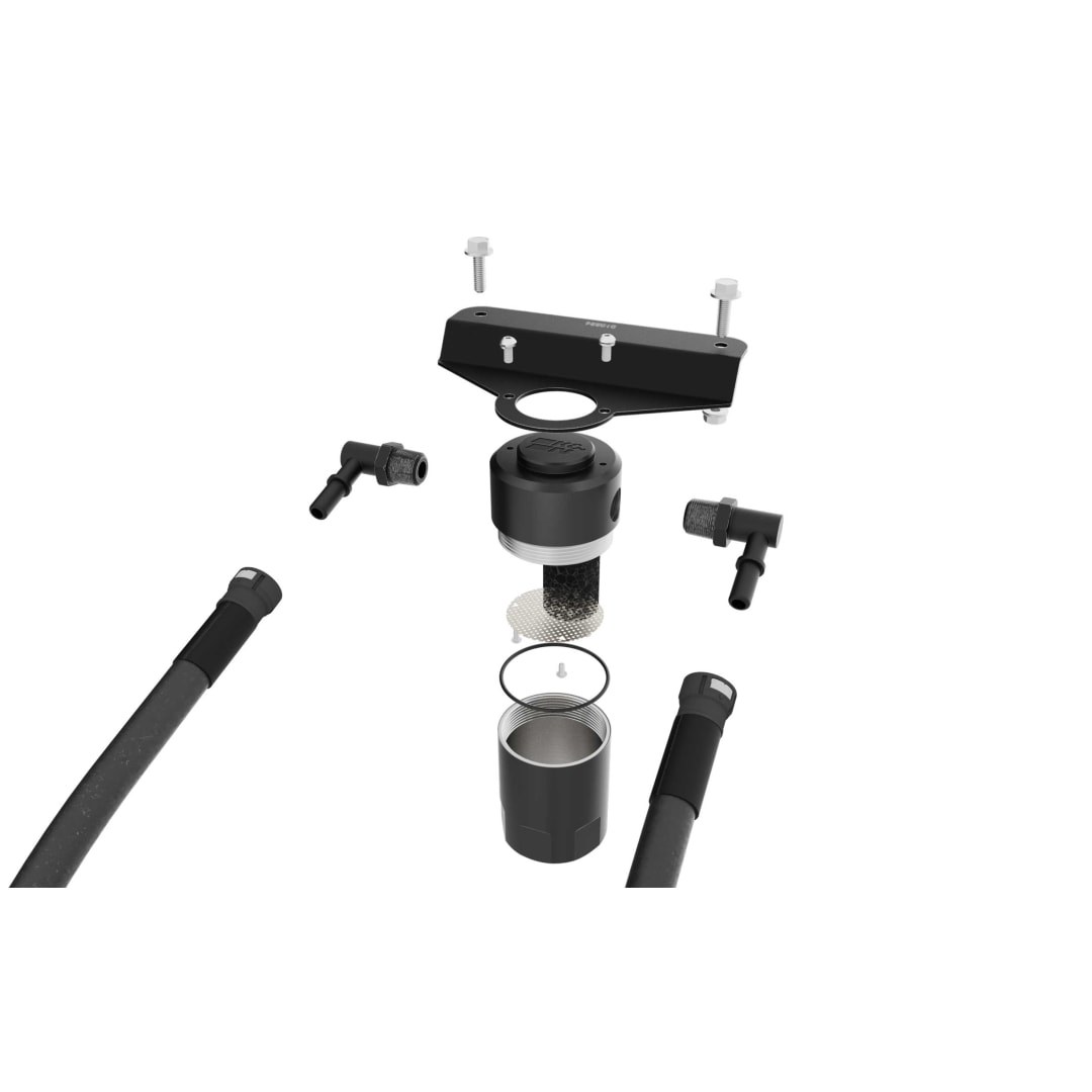 K&N Filters Catch Can, Reduces Build-Up of Oil and Contaminants IN Intake Tract, 6 Ounce Capacity – 81-0805