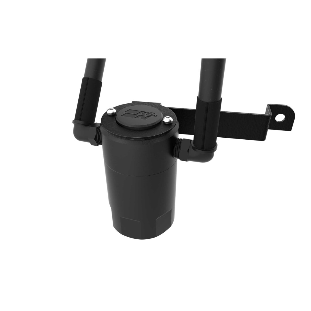 K&N Filters Catch Can, Reduces Build-Up of Oil and Contaminants IN Intake Tract, 6 Ounce Capacity – 81-0806