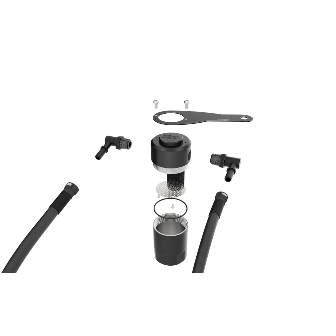 K&N Filters Catch Can, Reduces Build-Up of Oil and Contaminants IN Intake Tract, 6 Ounce Capacity – 81-0807