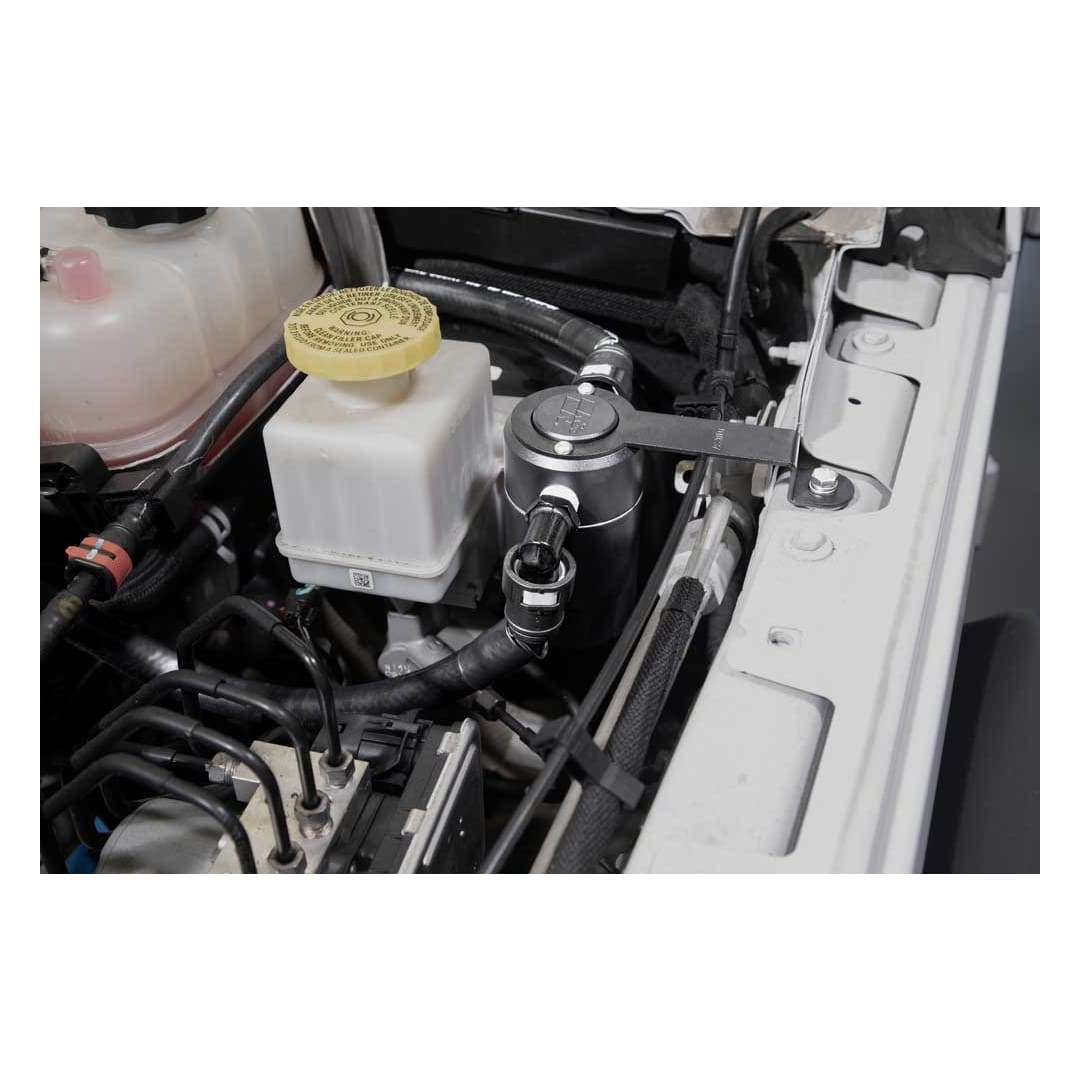 K&N Filters Catch Can, Reduces Build-Up of Oil and Contaminants IN Intake Tract, 6 Ounce Capacity – 81-0816