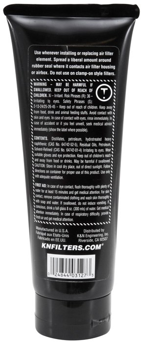 K&N Filters Air Filter Sealing Grease, 6 Ounce Tube – 99-0704