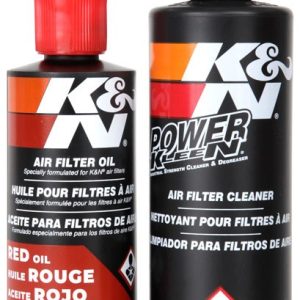 K&N Filters Air Filter Cleaner Kit, Recharger ®, 12 Ounce Bottle of Cleaner, Red – 99-5050