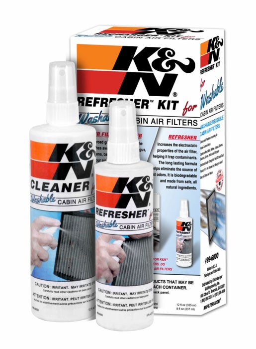 K&N Filters Air Filter Cleaner Kit, Refresher ™, 12 Ounce Spay Pump – 99-6000