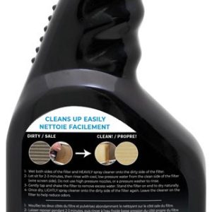 K&N Filters Air Filter Cleaner, 32 Ounce, Spray Bottle – 99-6010