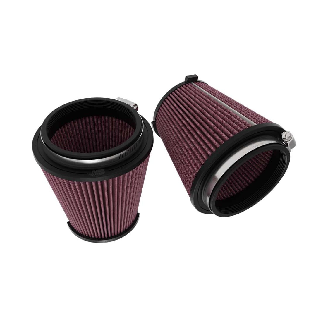 K&N Filters Air Filter, Washable, Red, Cotton Gauze, Round Tapered – E-0630