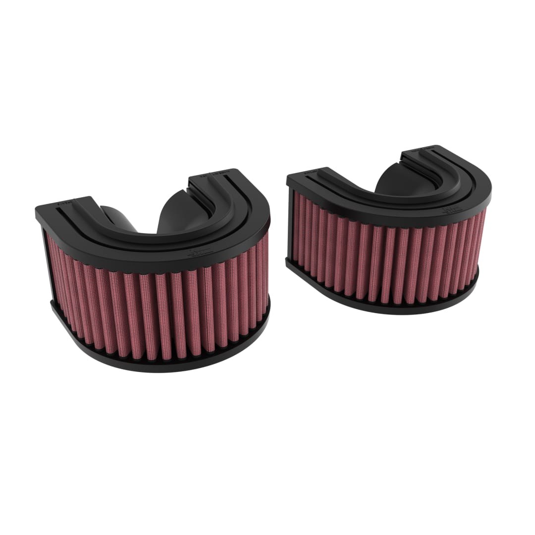 K&N Filters Air Filter, Washable, Red, Cotton Gauze, Set of 2 – E-0631