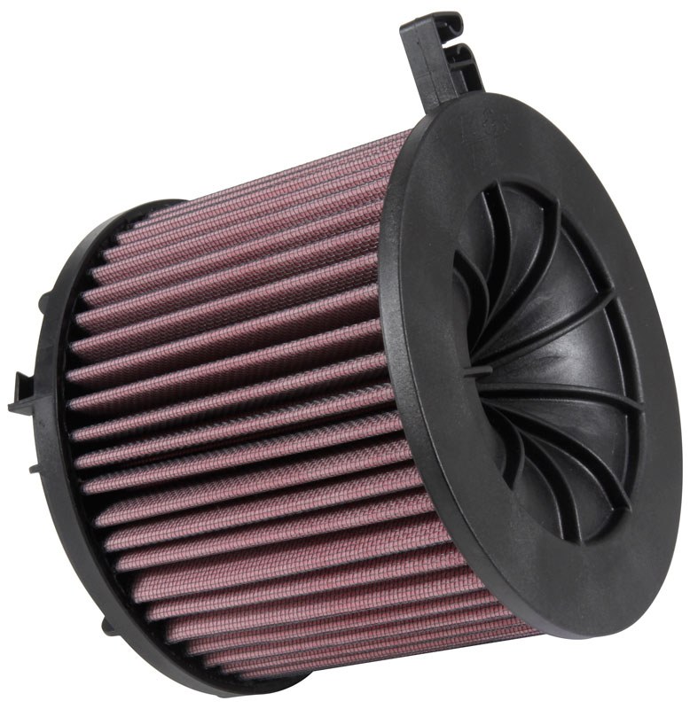 K&N Filters Air Filter, Washable, Red, Cotton Gauze, Round, 6-5/8 Inch Outside Diameter X 5-1/2 Inch Height – E-0646