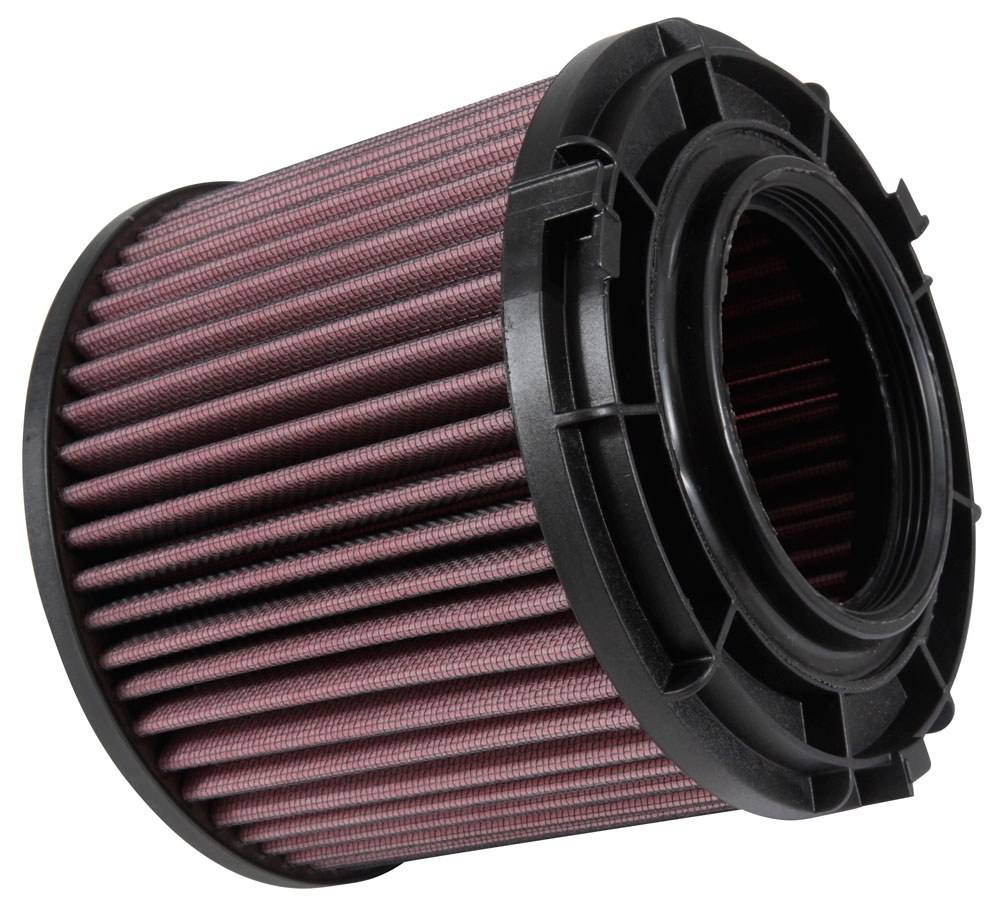 K&N Filters Air Filter, Washable, Red, Cotton Gauze, Round, 6-5/8 Inch Outside Diameter X 5-1/2 Inch Height – E-0646