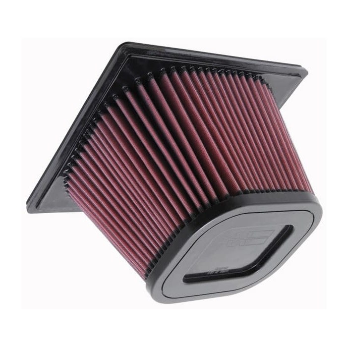 K&N Filters Air Filter, Filtercharger ®, Washable, Red, Cotton Gauze, Square Tapered – E-0776
