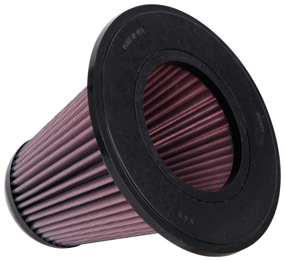 K&N Filters Air Filter, Filtercharger ®, Washable, Red, Cotton Gauze, Round Tapered – E-0945