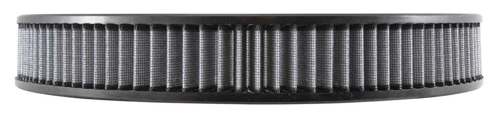 K&N Filters Air Filter, Racing, Washable, White, Cotton Gauze, Round, 14 Inch Outside Diameter X 2 Inch Height – E-3032R