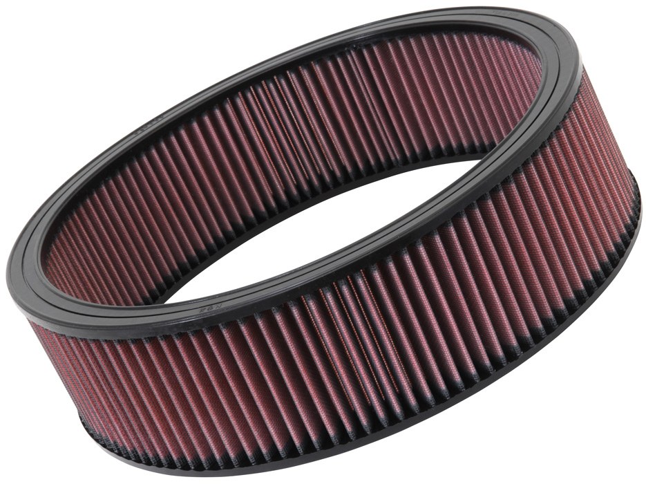 K&N Filters Air Filter, Filtercharger ®, Washable, Red, Cotton Gauze, Round, 14 Inch Outside Diameter X 4 Inch Height – E-3730