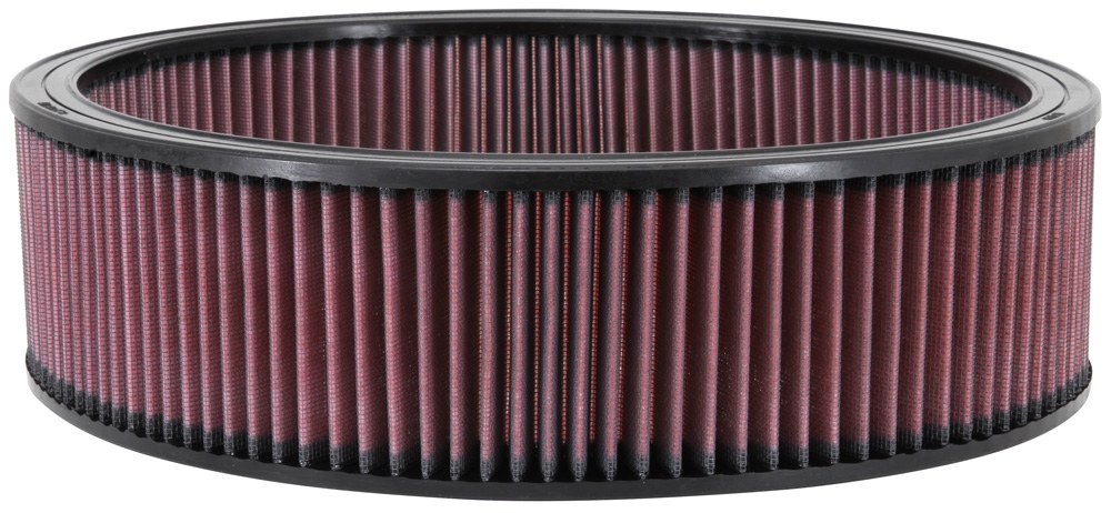 K&N Filters Air Filter, Filtercharger ®, Washable, Red, Cotton Gauze, Round, 14 Inch Outside Diameter X 4 Inch Height – E-3730
