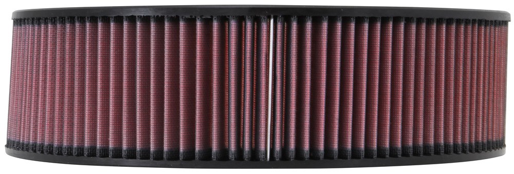 K&N Filters Air Filter, Filtercharger ®, Washable, Red, Cotton Gauze, Round, 14 Inch Outside Diameter X 4 Inch Height – E-3730