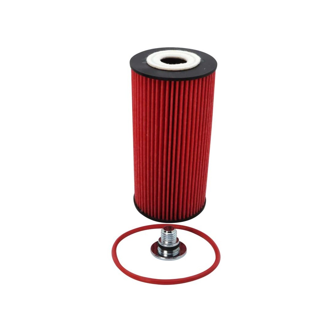 K&N Filters Oil Filter, Engine Oil Filter, High Flow Premium Media, Cartridge, Viton Rubber Gasket – HP-7046