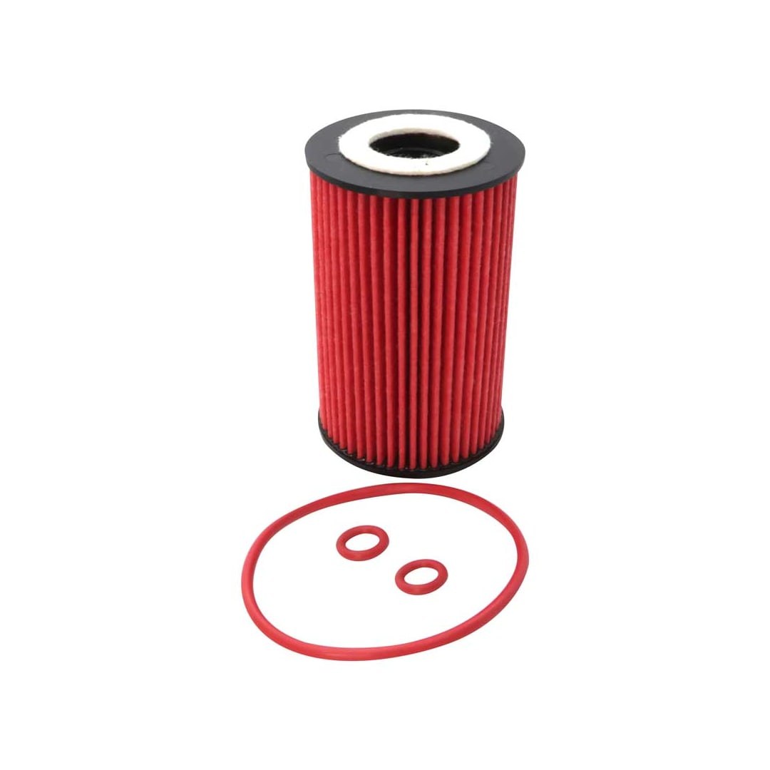 K&N Filters Oil Filter, Engine Oil Filter, High Flow Premium Media, Cartridge, Viton Rubber Gasket – HP-7047