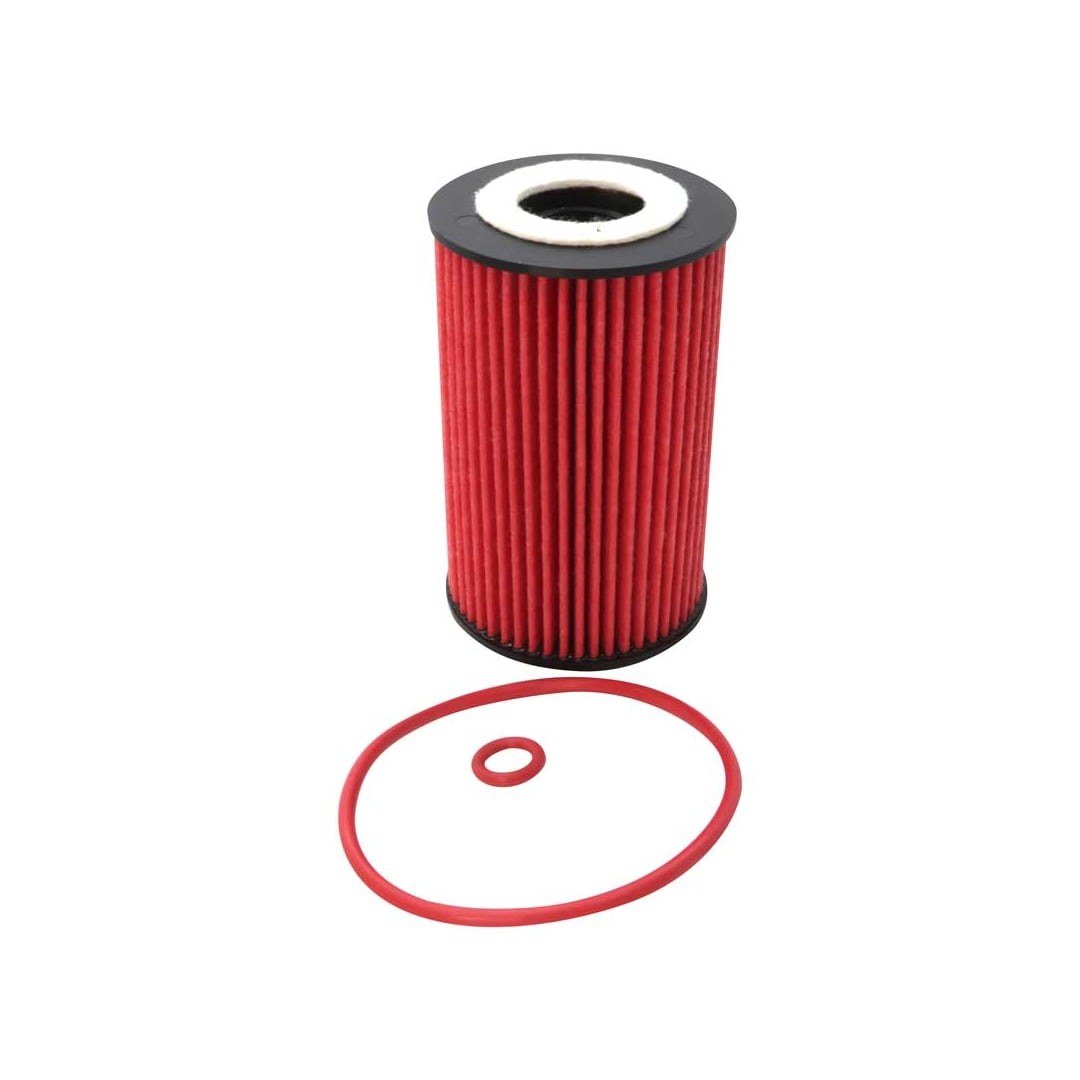 K&N Filters Oil Filter, High Flow Premium Media, Cartridge, Viton Rubber Gasket, 4.04 Inch Height X 2.56 Inch Outside Diameter – HP-7048