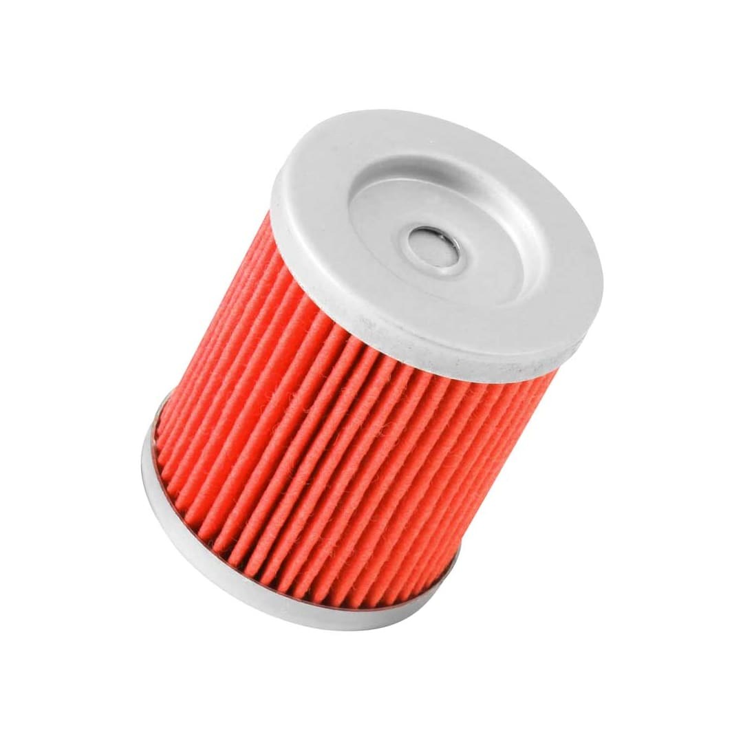 K&N Filters Oil Filter, Powersports, Cartridge Style, High Flow Premium Media, Without Anti Drain Back Valve, With Bypass Valve – KN-132