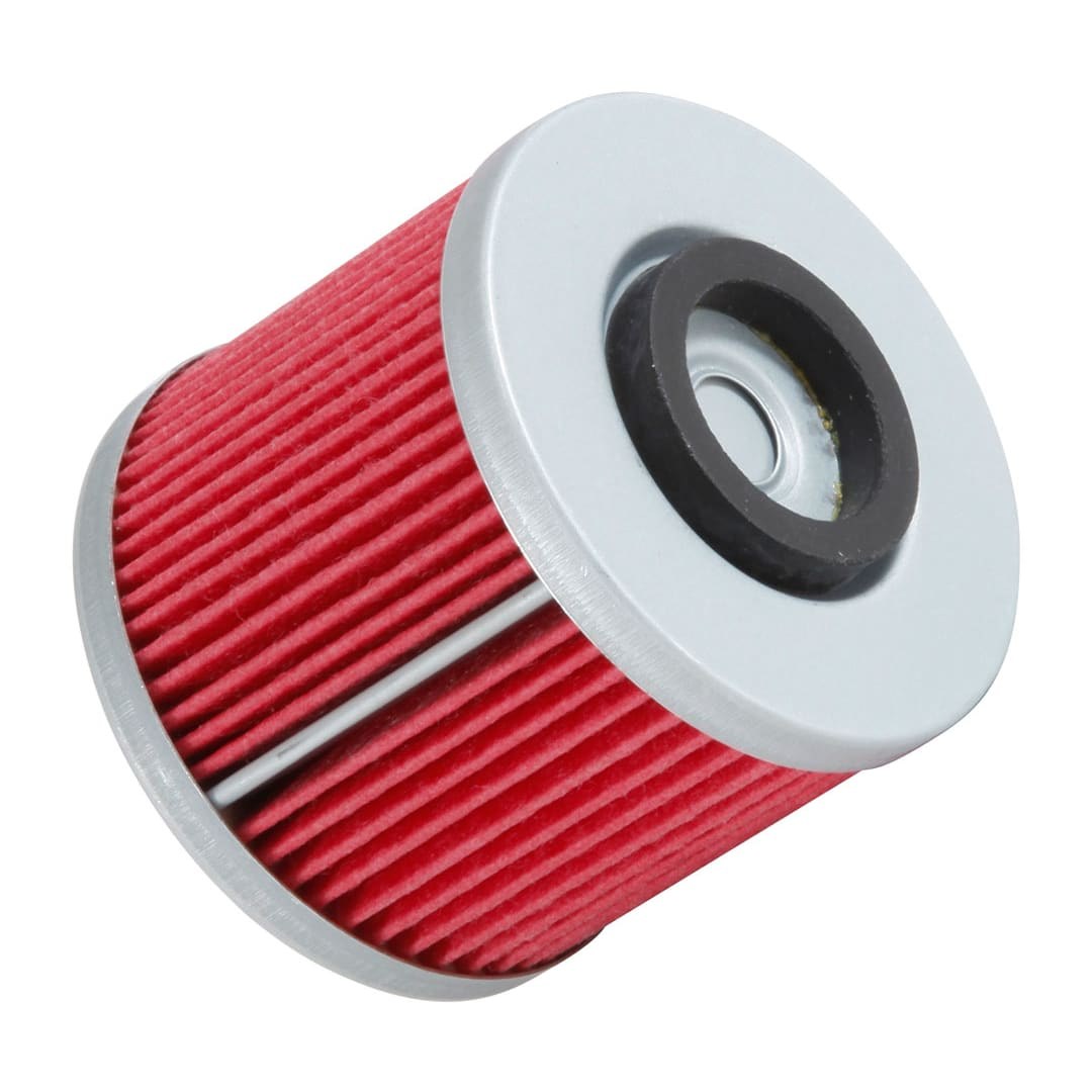K&N Filters Oil Filter, Powersports, Cartridge Style, High Flow Premium Media, Without Anti Drain Back Valve, With Bypass Valve – KN-145