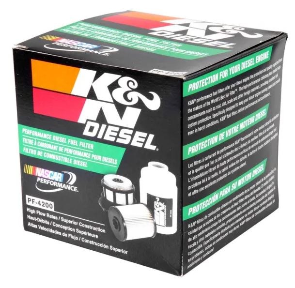 K&N Filters Fuel Filter, OEM Replacement, 3.969 Inch Length X 3.375 Inch Diameter – PF-4200