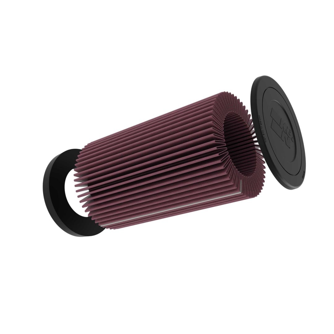 K&N Filters Air Filter, Washable, Red, Cotton Gauze, Round – PL-1922
