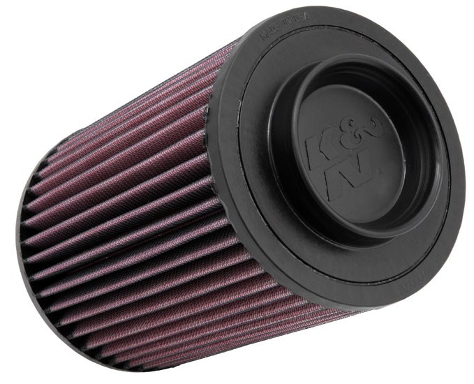 K&N Filters Air Filter, Filtercharger ®, Washable, Red, Cotton Gauze, Round, 5 Inch Outside Diameter X 7-1/4 Inch Height – PL-8007