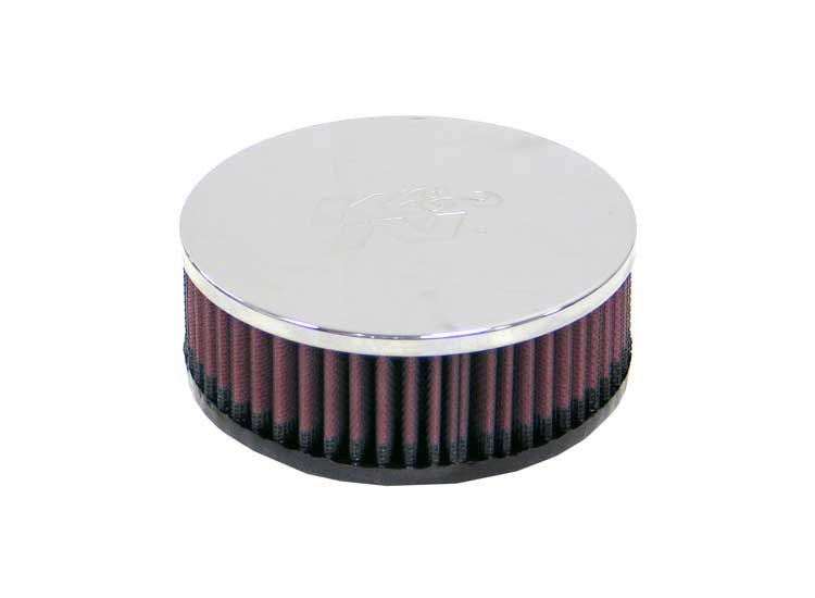 K&N Filters Air Filter, Washable, Red, Cotton Gauze, Round, 5-3/8 Inch Outside Diameter X 2 Inch Height – RC-2440