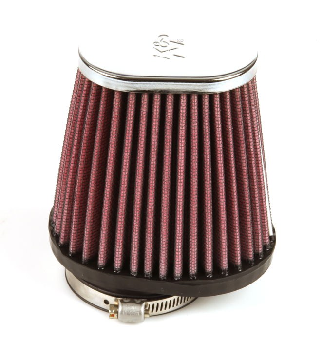 K&N Filters Air Filter, Washable, Red, Cotton Gauze, Oval Tapered – RC-2900