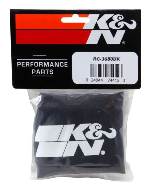 K&N Filters Air Filter Wrap, Drycharger ®, Oval Tapered – RC-3680DK
