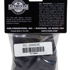 K&N Filters Air Filter Wrap, Drycharger ®, Oval Tapered – RC-3680DK