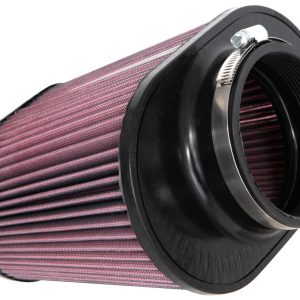 K&N Filters Air Filter, Clamp-On, Washable, Red, Cotton Gauze, Oval Tapered – RE-1040
