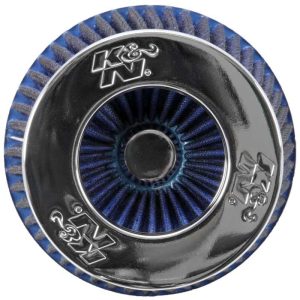 K&N Filters Air Filter, Blue, Cotton Gauze, Round Tapered – RG-1001BL