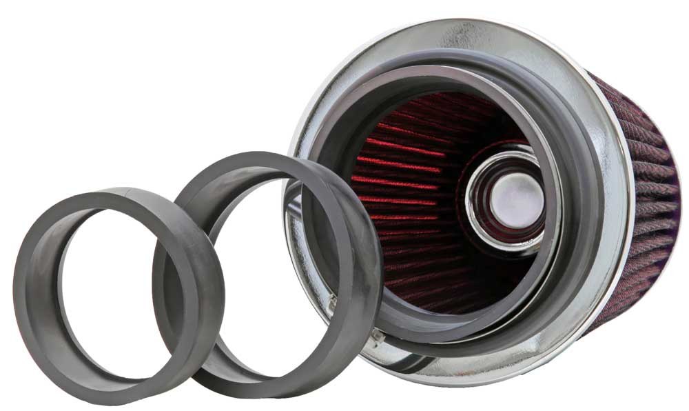 K&N Filters Air Filter, Red, Cotton Gauze, Round Tapered – RG-1001RD
