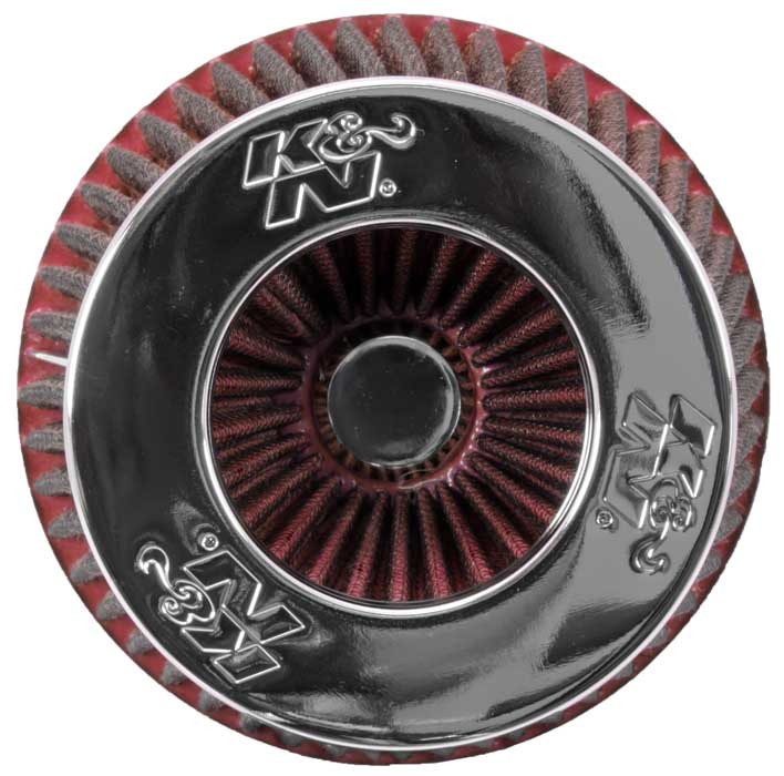 K&N Filters Air Filter, Red, Cotton Gauze, Round Tapered – RG-1001RD