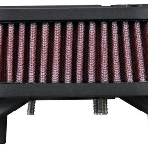 K&N Filters Air Cleaner Assembly, Street Metal, 4-1/4 Inch Overall Height, 2.39 Inch Air Filter Height, Black, Aluminum – RK-3953