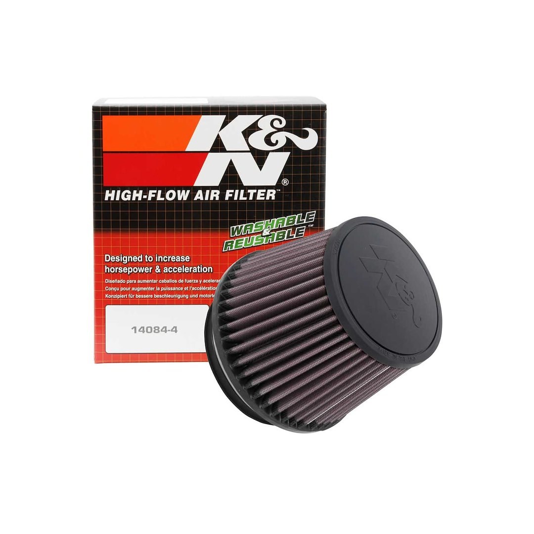 K&N Filters Air Filter, Washable, Red, Cotton Gauze, Round Tapered – RU-1005