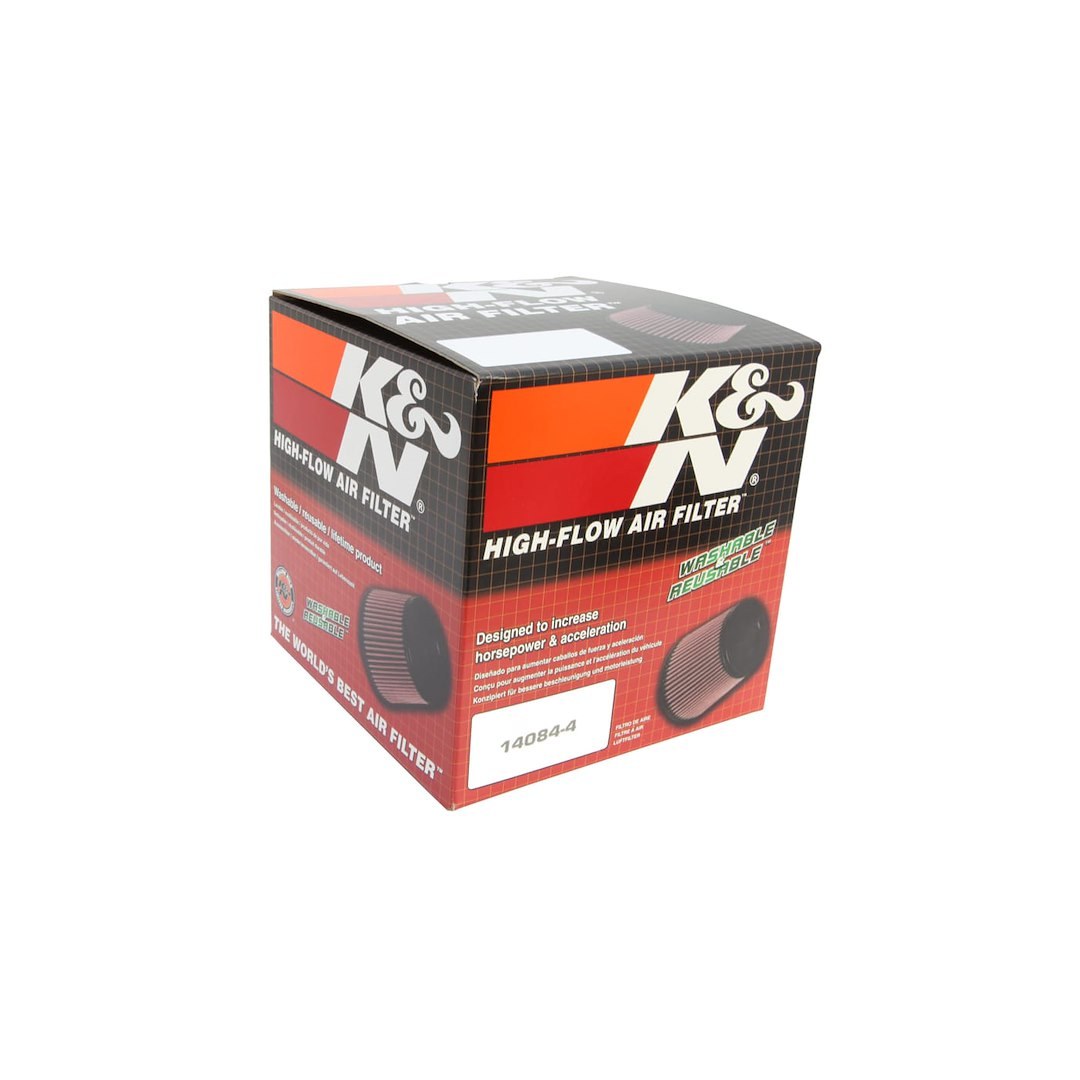 K&N Filters Air Filter, Washable, Red, Cotton Gauze, Round Tapered – RU-1005