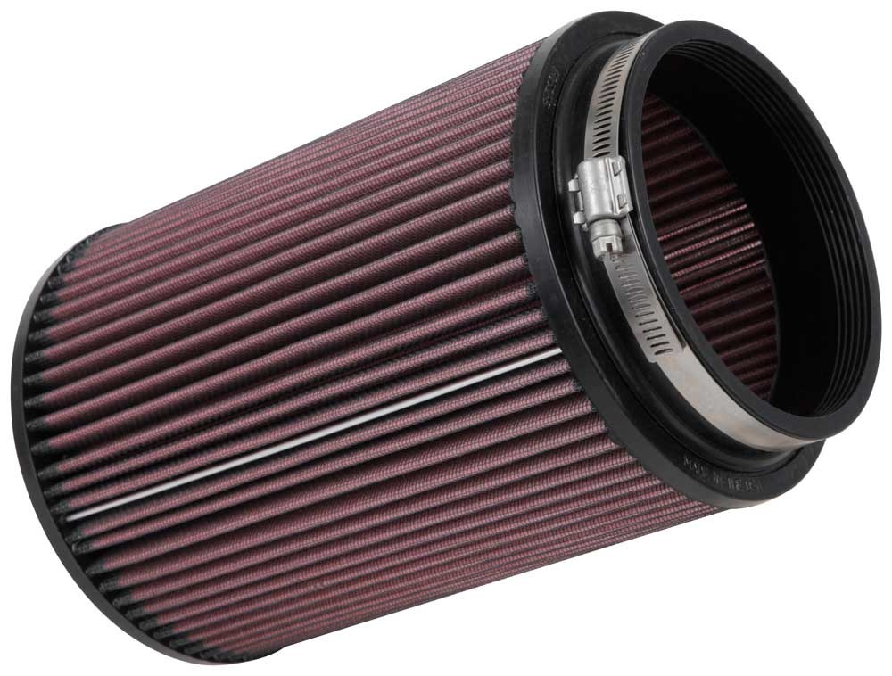 K&N Filters Air Filter, Washable, Red, Cotton Gauze, Round, 6-1/2 Inch Outside Diameter X 9 Inch Height – RU-3020
